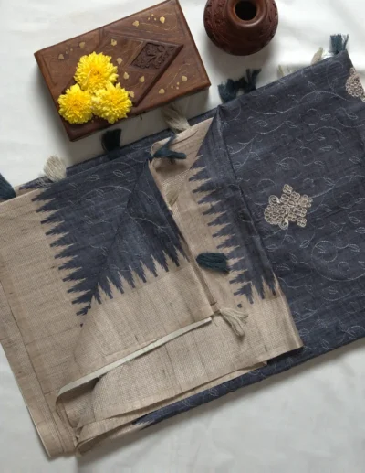 Dual-Tone Saree