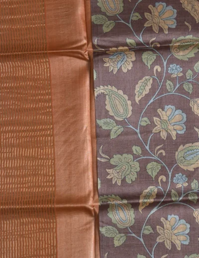 Paisley Printed Saree - Image 3